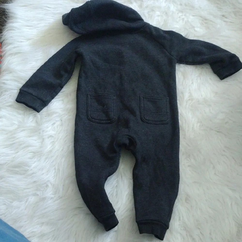 Carhartt Charcoal Gray Kids Footie